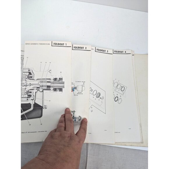 AT Series Allison Automatic Transmission Service Manual SA 1241 A 1970 - Picture 9 of 11